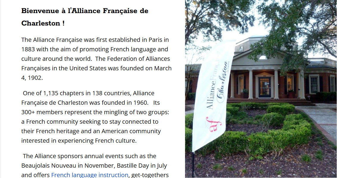 Alliance Francaise de Charleston