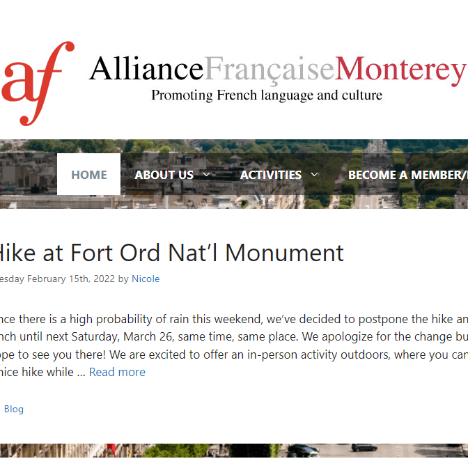 French Speaking Nonprofits Near Me - Alliance Francaise de la Peninsule de Monterey