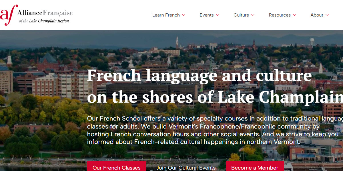 Alliance Francaise of the Lake Champlain Region