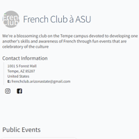 French Category Near Me - French Club a ASU