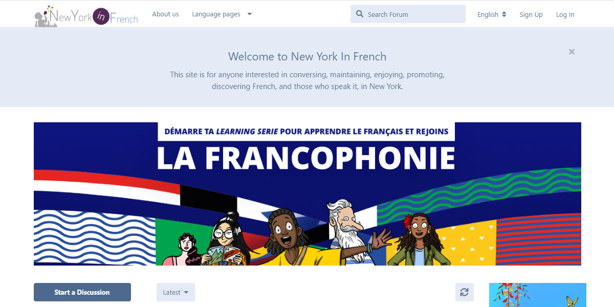 New York in French